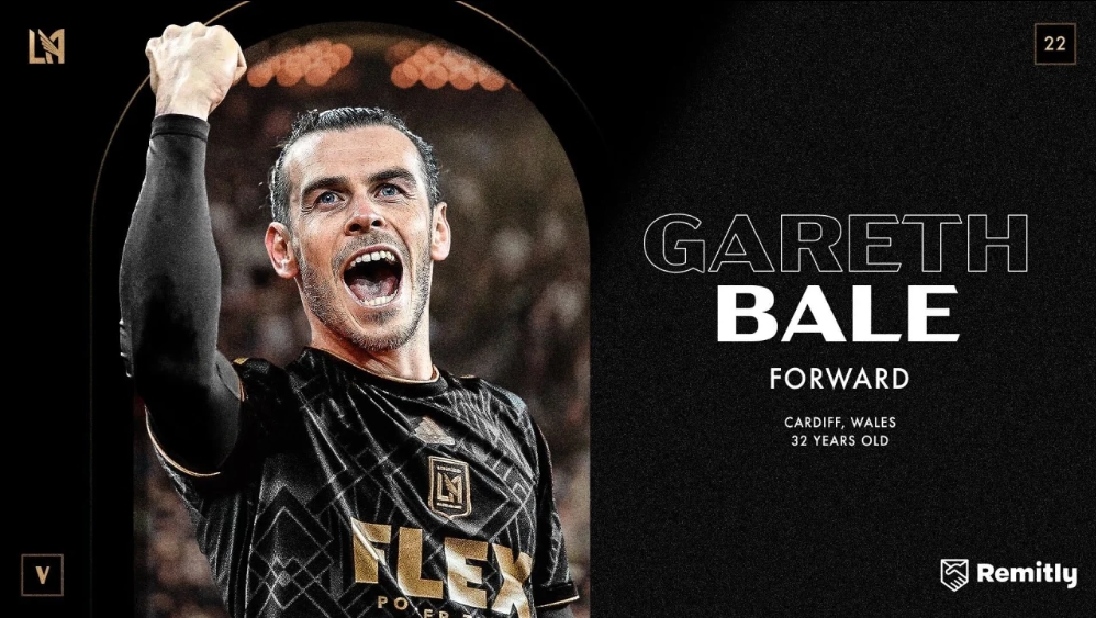 This is a picture of Gareth Bale a LAFC player